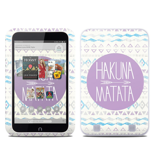 DecalGirl BNN7-HAKUNA Barnes & Noble Nook HD Tablet Skin - Hakuna Mata