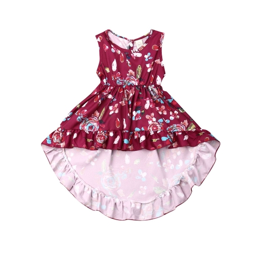 Kid Baby Girl Summer Clothes Floral Tutu