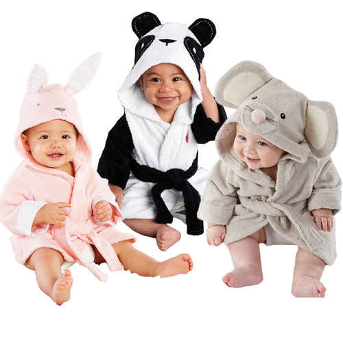 Newborn Infantil Toddler Baby Unisex Robe Cartoon