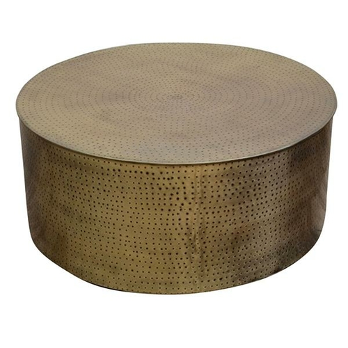 Gold Hammered Coffee Table