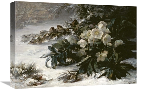 Global Gallery GCS-267394-22-142 22 in. The First Snow of Winter Art P