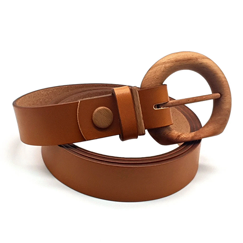 Luxury Wood Belt Fuji Heart 305