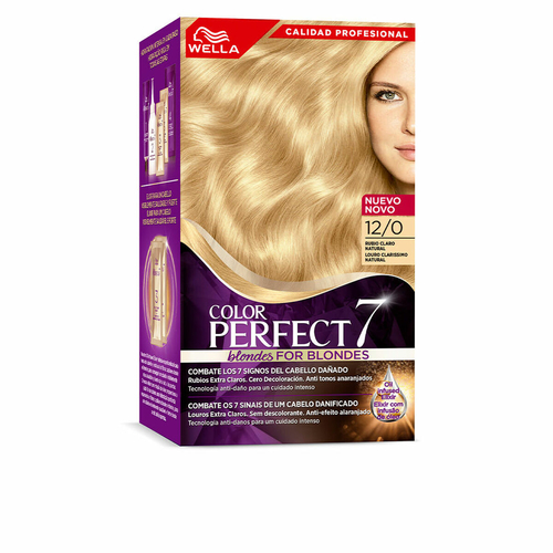 Permanent Dye Wella Color Perfect 7 Nº 12/0 Grey Hair Light Blonde 60