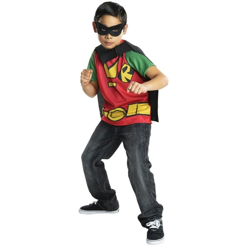 Rubies 279894 Halloween Kids Robin Costume Top - Large