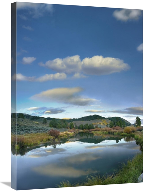 Global Gallery GCS-452241-30-142 30 in. Clouds Reflected in River,