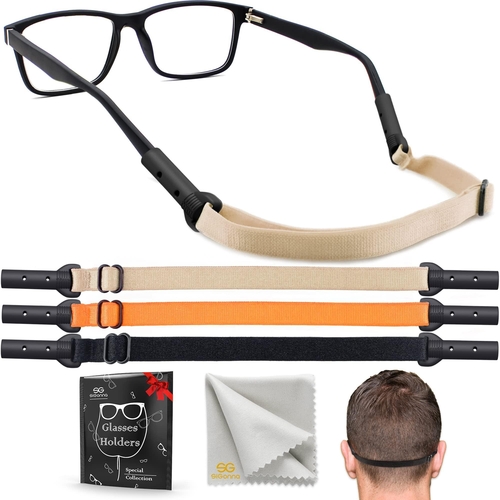 SIGONNA Glasses Strap Holder   3 Adjustable Eyeglasses Strap Lanyards