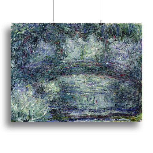 Pont Japonais Japanilainen silta by Monet Canvas Print or Poster