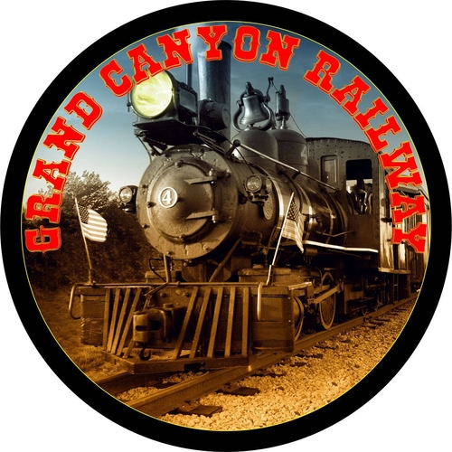 3 Inch Cloth  Patch  Grand Canyon Railway Trains