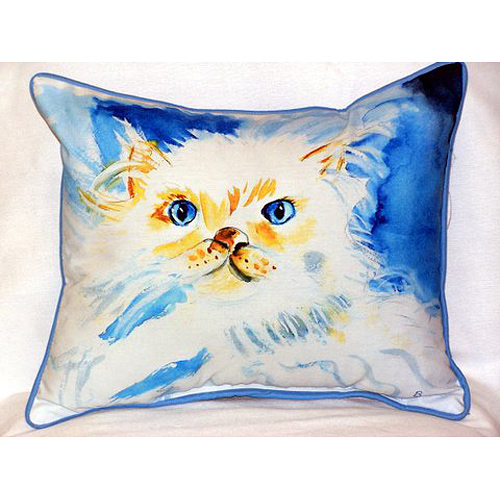 Betsy Drake HJ273 Junior The Cat Large Indoor-Outdoor Pillow 16 in. x 