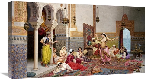 Global Gallery GCS-267187-30-142 30 in. The Harem Dance Art Print - Gi