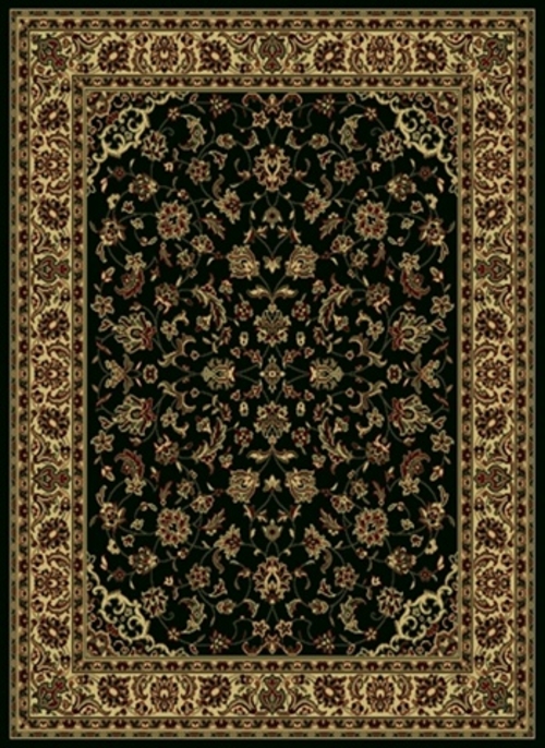 Radici 953-1333-BLACK Castello Rectangular Black Traditional Italy Are