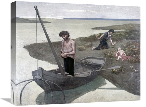 Global Gallery GCS-279496-22-142 22 in. Poor Fisherman Art Print - Pie