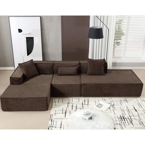 Modular combination living room sofa set, modern minimalist sofa, free