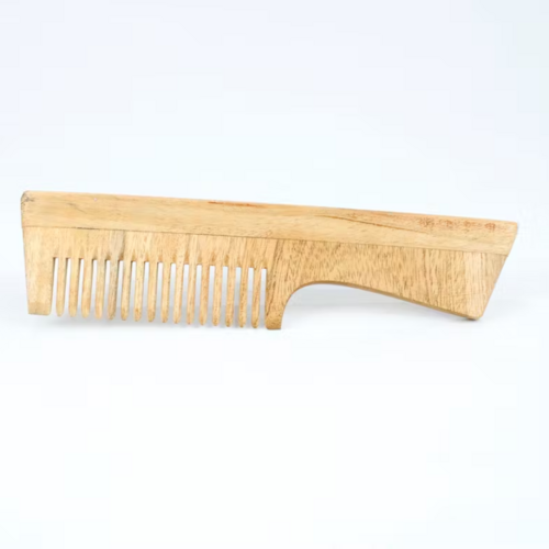 Neem Comb - Straight Handle (Half)