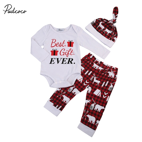 Baby Xmas Clothes Newborn Baby Boy Girl Christmas