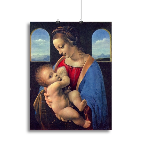 Madonna by Da Vinci Canvas Print or Poster