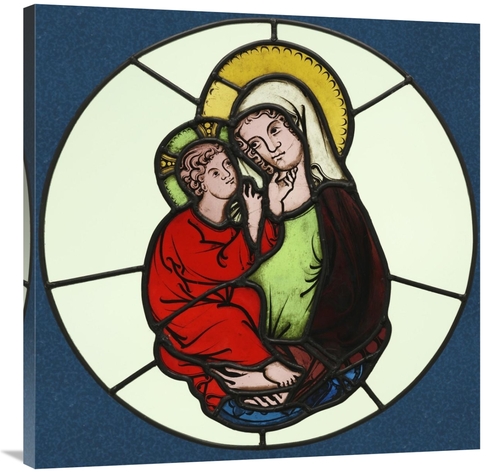 Global Gallery GCS-456188-3636-142 36 x 36 in. The Virgin & Child Art 