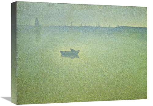 22 in. Seine at Dawn Art Print - Charles Angrand