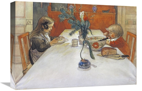 Global Gallery GCS-268225-22-142 22 in. The Evening Meal Art Print - C