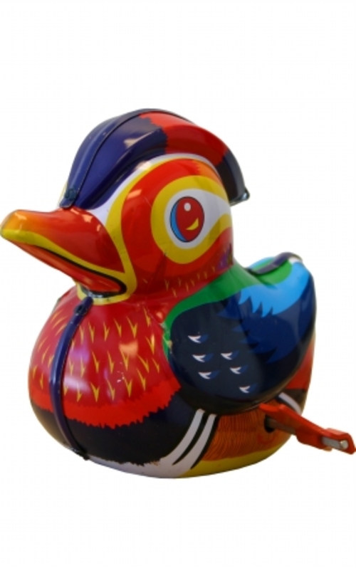 SHAN MS521 Collectible Tin Toy - Swimming Duck