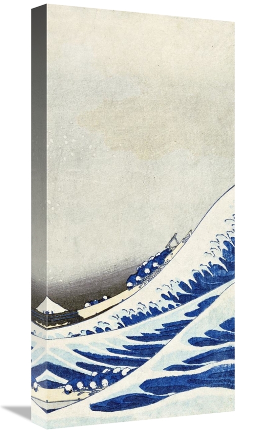 Global Gallery GCS-394149-1224-142 12 x 24 in. The Great Wave of Kanag