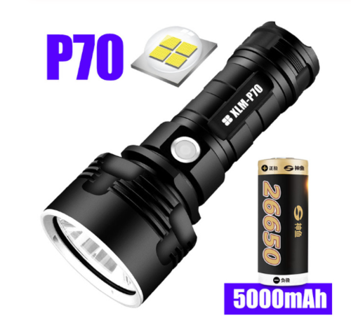 Rechargeable Super Powerful 5000mAh LED Flashlight with Waterproof