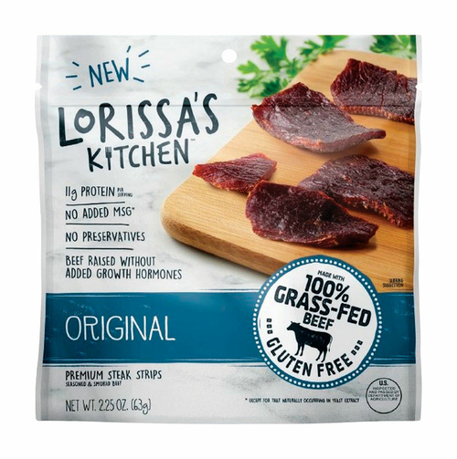 Jacks Links 9005427 Lorissas Kitchen Original Beef Jerky, 2.25 oz 