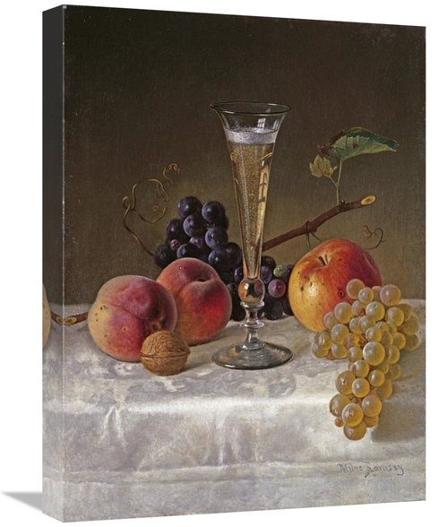 Global Gallery GCS-268443-22-142 22 in. Still Life with Glass of Champ