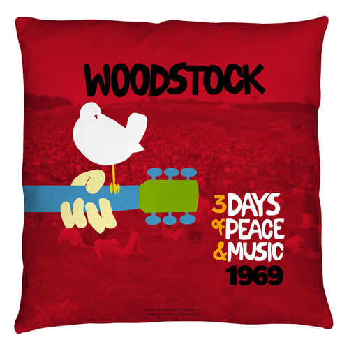Trevco WOOD128-PLO3-26x26 26 x 26 in. Woodstock & Classic Throw Pillow