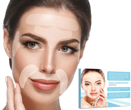 Facial Patches for Wrinkles. Pack of 160 Face Strips of Various