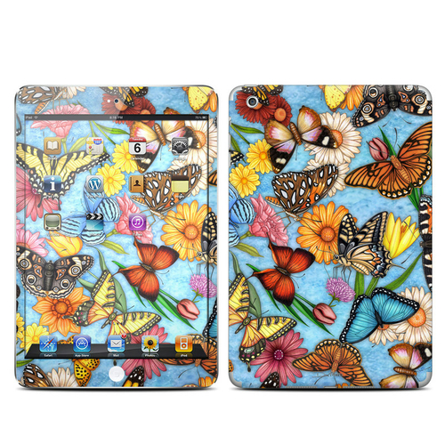 DecalGirl AIPM-BTLAND Apple iPad Mini Skin - Butterfly Land
