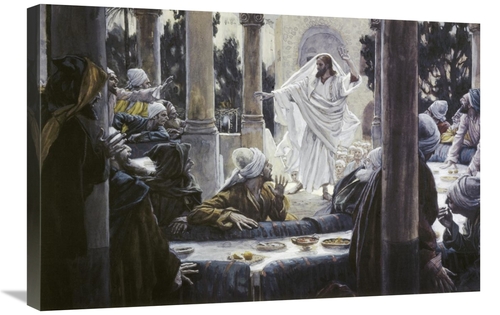 Global Gallery GCS-282892-30-142 30 in. Christ Reproving the Pharisees