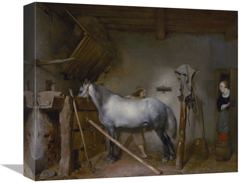 Global Gallery GCS-459880-16-142 16 in. Horse Stable Art Print - Gerar