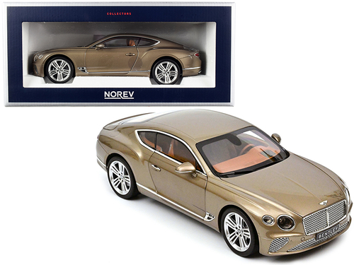 2018 Bentley Continental GT Dark Cashmere Brown Metallic 1/18 Diecast