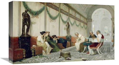 Global Gallery GCS-459876-22-142 22 in. Interior of Roman Building wit