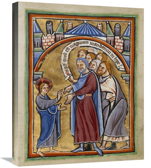 Global Gallery GCS-457574-2024-142 20 x 24 in. Christ Among the Doctor