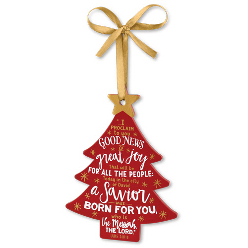 Lighthouse Christian Products 161527 Tree Christmas Ornament - No.1236