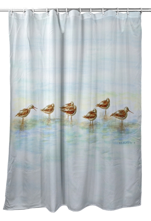 Betsy Drake SH024 70 x 72 in. Avocets Shower Curtain