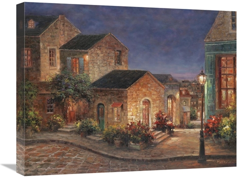 Global Gallery GCS-133486-2024-142 20 x 24 in. Lyon At Night Art Print