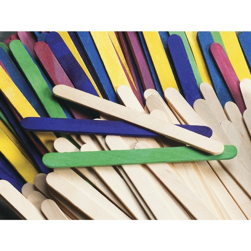 Chenile Kraft 085957 Wood Premium Non-Toxic Craft Stick, 4.5 x 0.3