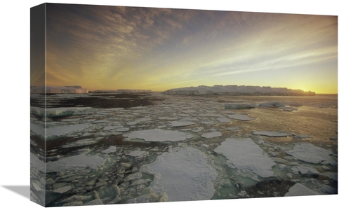 Global Gallery GCS-453460-1218-142 12 x 18 in. Iceberg & Pack Ice At D
