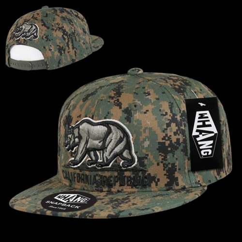 Decky W1-CR-CAM-MCU California Republic Snapback Cap, Mcu