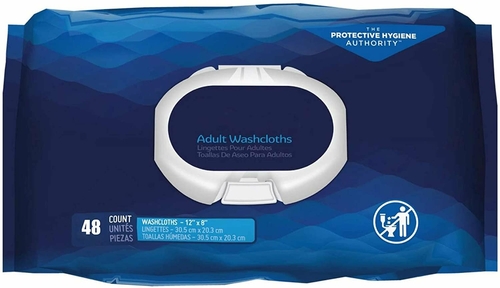 Personal Wipes 8" x 12". Pack of 576 Fabric Wipes in Soft Pack.