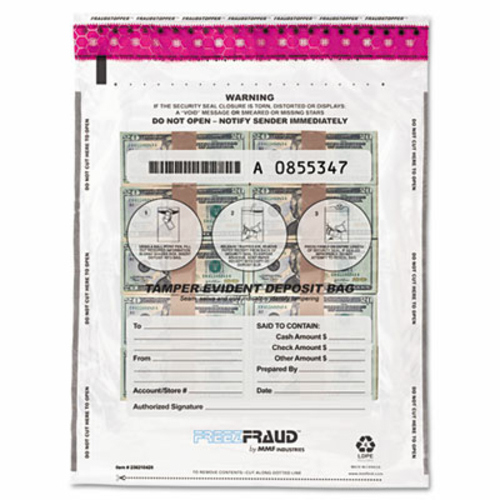 Mmf 236210420 FREEZFraud Bags  12 x 16  Clear  100/Box