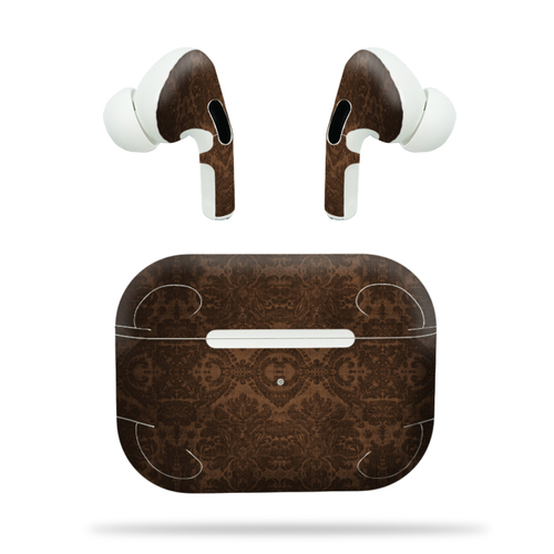 MightySkins APAIPOPR-Brown Linen Skin for Apple AirPods Pro, Brown