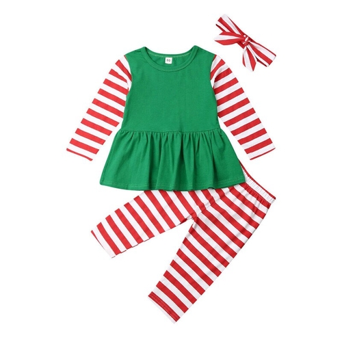 Emmababy 3 Pcs Christmas Newborn Baby Boy Girl