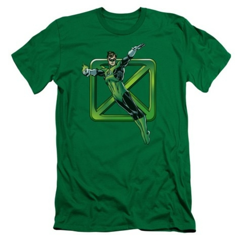 Trevco Dco-Green Cross - Short Sleeve Adult 30-1 Tee - Kelly Green,