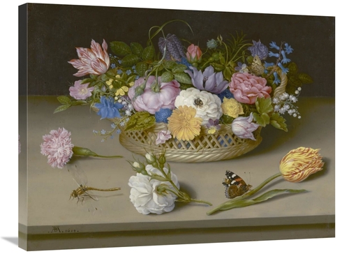 Global Gallery GCS-460012-2432-142 24 x 32 in. Flower Still Life Art P