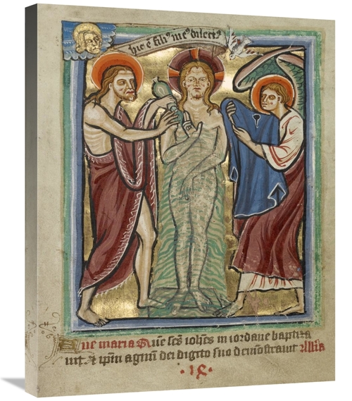 Global Gallery GCS-457565-2228-142 22 x 28 in. The Baptism of Christ A