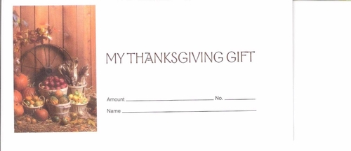 Concordia Publishing House 93076 Offering Envelope - I Will Give Thank